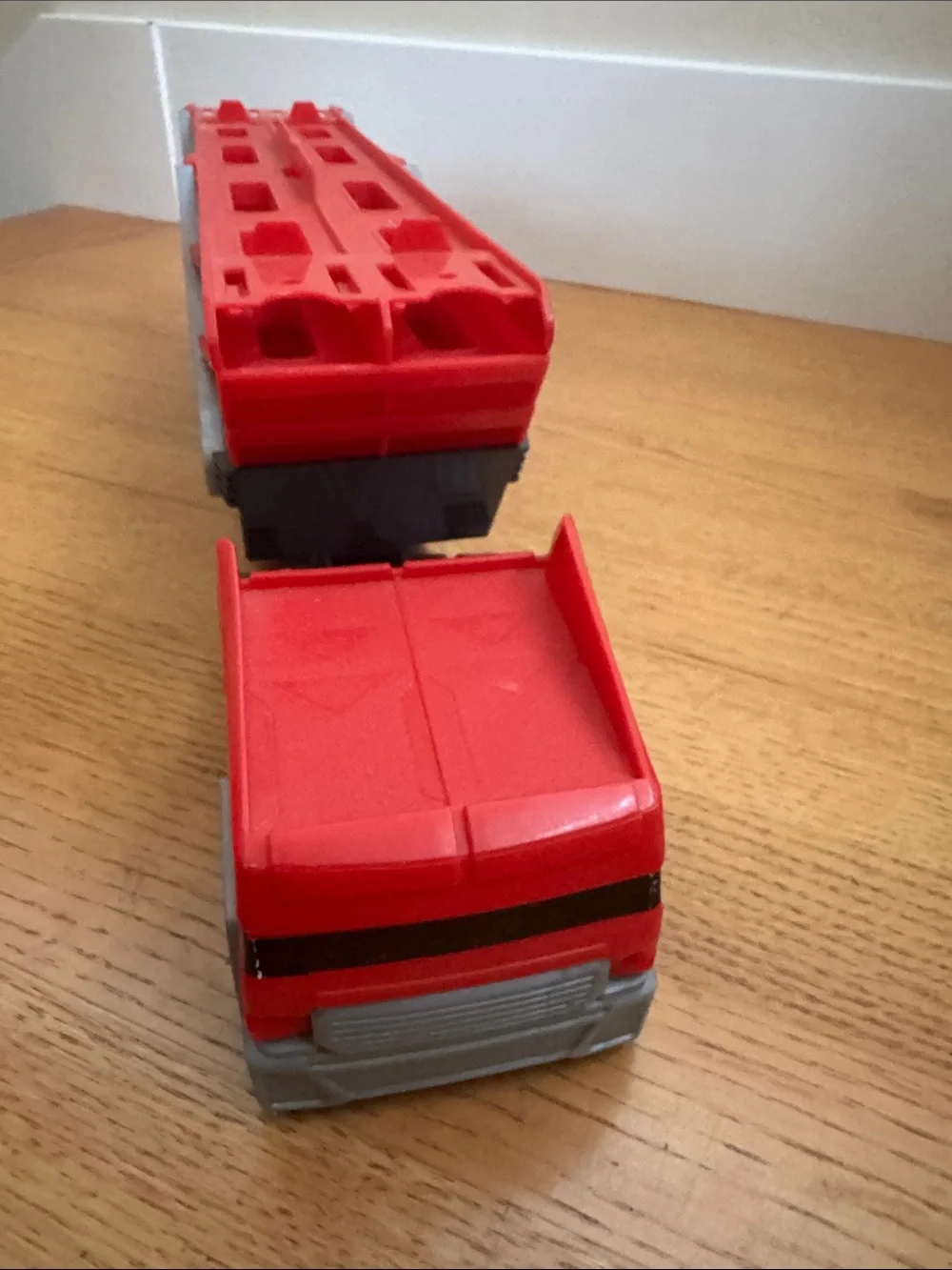 Hot Wheels Red and Black Kids Car Carrier Truck